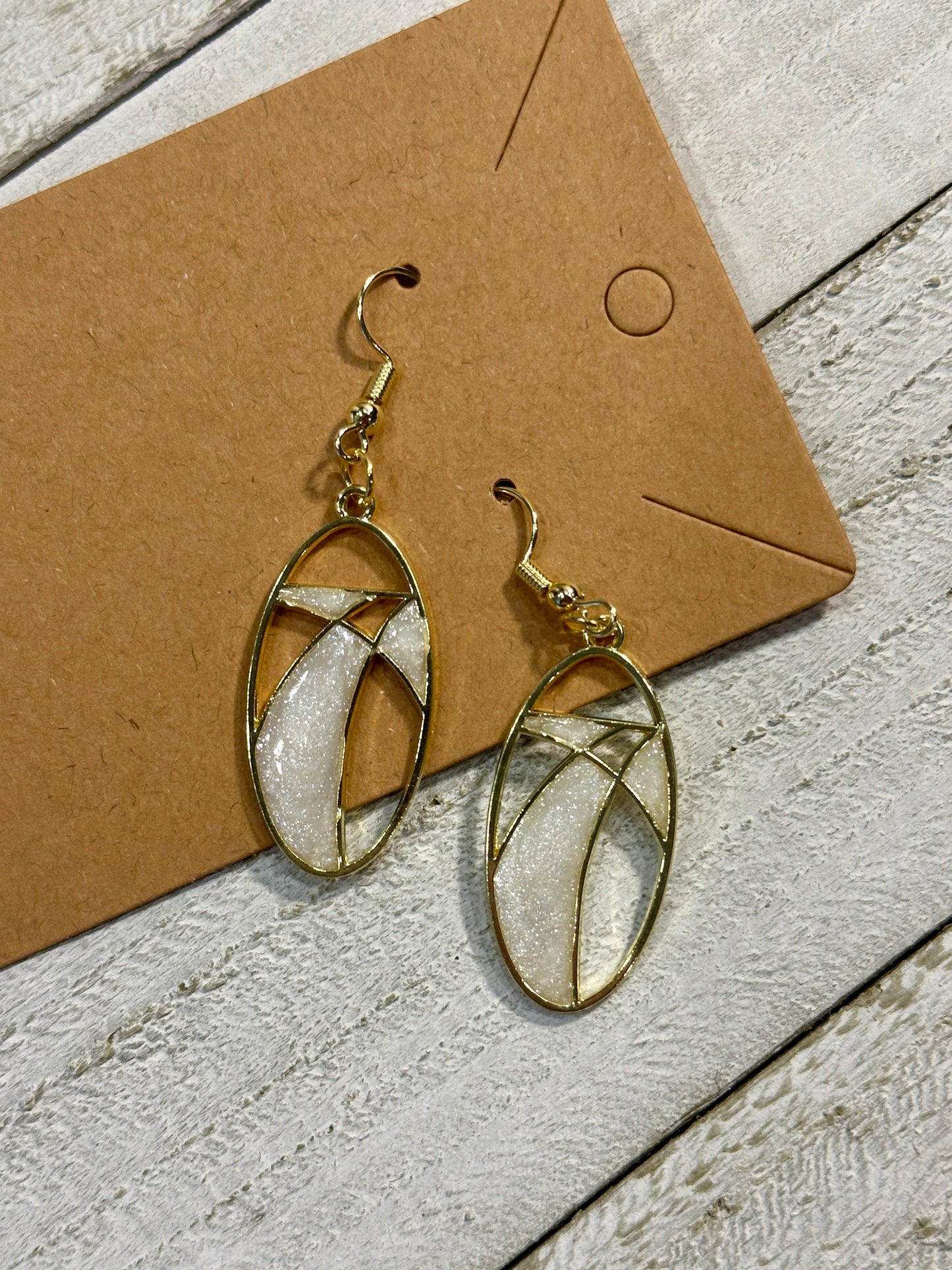 Pearl and Gold Earrings