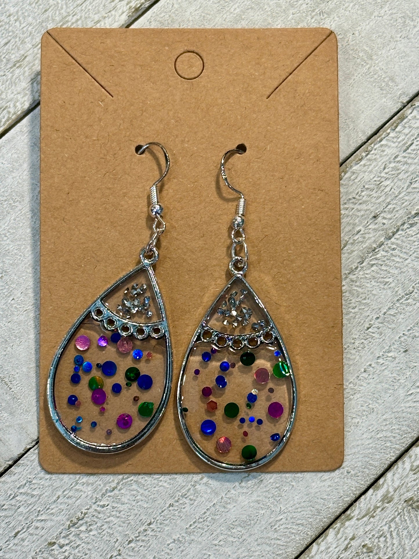 Vibrant Sequin Earrings