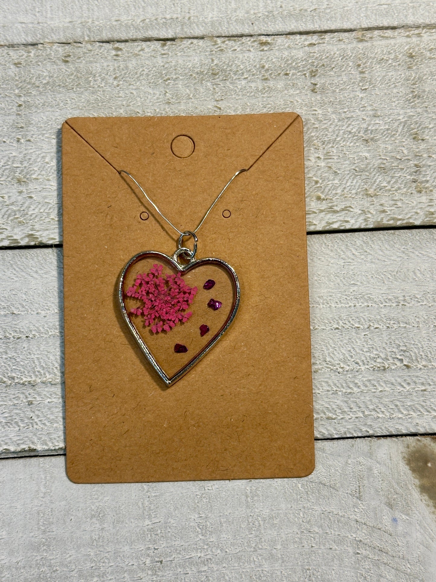 Pink Flower Pendant