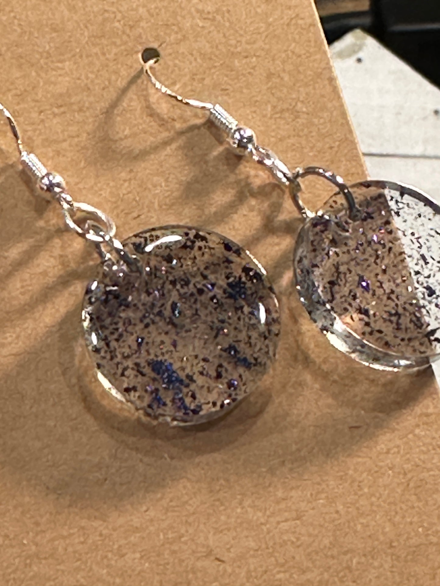 Iridescent Fleck Earrings